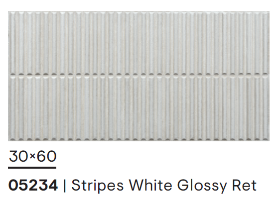 Piemme Homey Stripes 300x600mm Decor Tile - Neche Interiors
