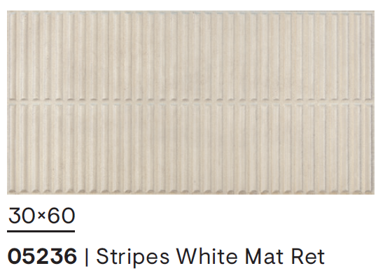 Piemme Homey Stripes 300x600mm Decor Tile - Neche Interiors