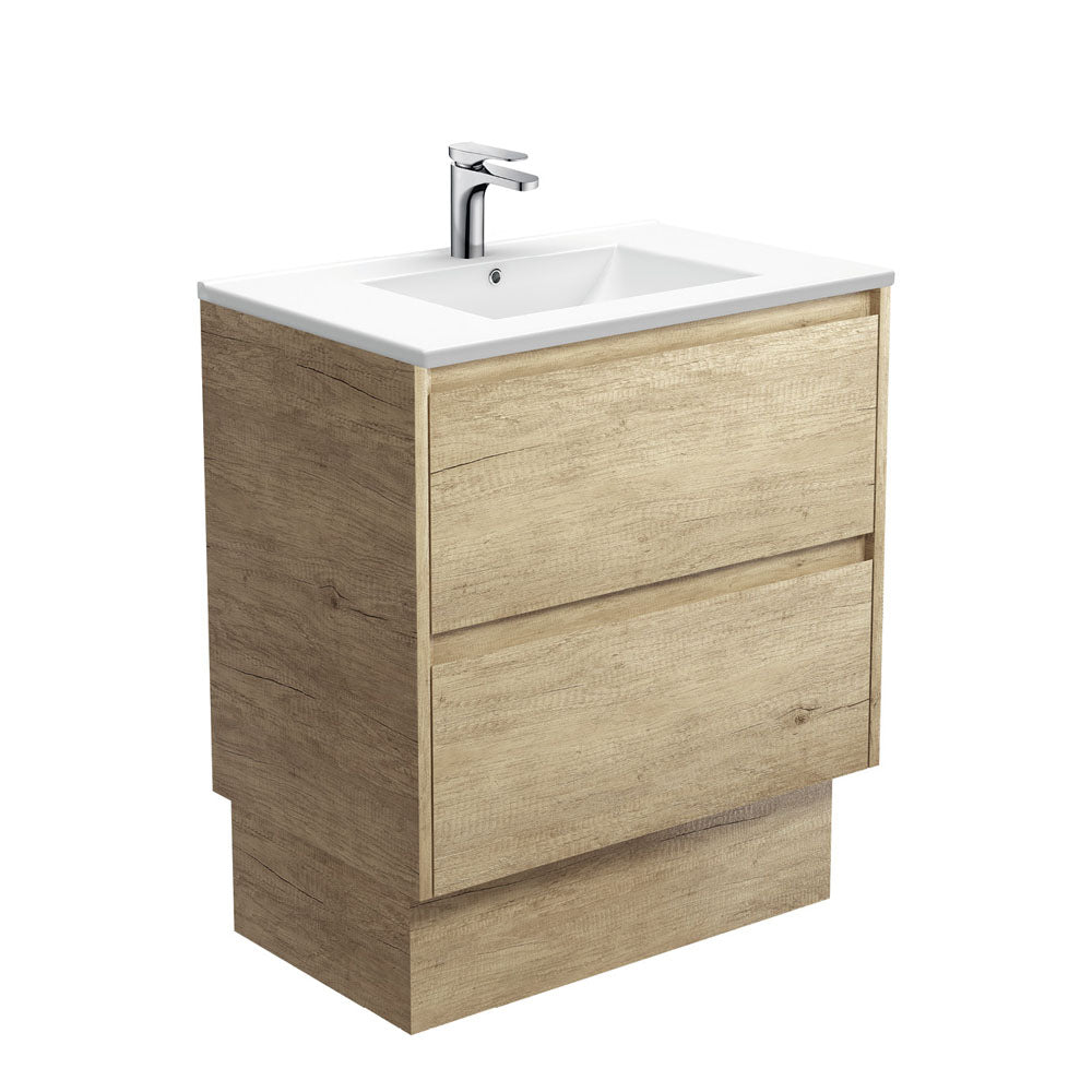 Dolce Amato Scandi Oak Vanity On Kick