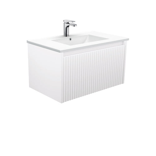 Dolce Alina Satin White 750 Wall-Hung Vanity