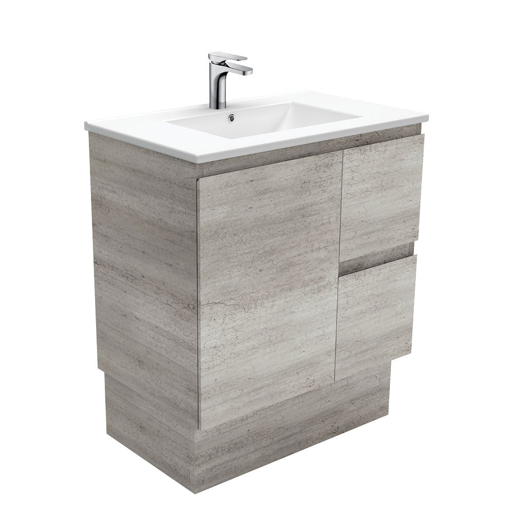 Dolce Edge Industrial 750 Vanity On Kickboard