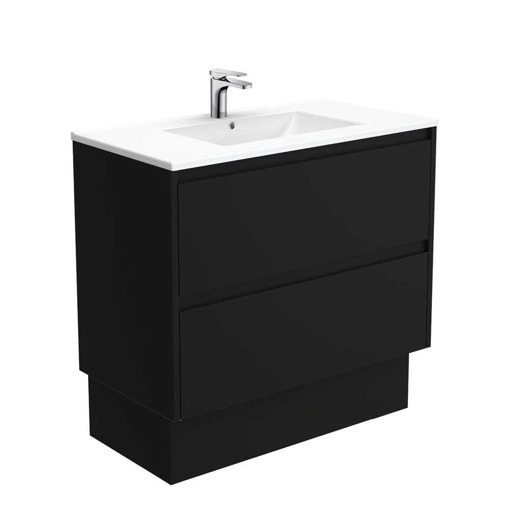 Dolce Amato Satin Black Vanity On Kick
