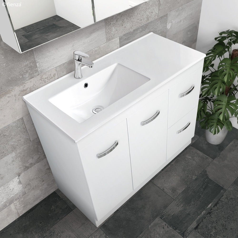 Dolce Edge Scandi Oak Offset Vanity