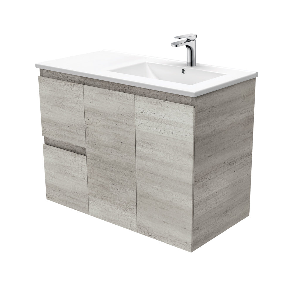 Dolce Edge Industrial Offset Vanity