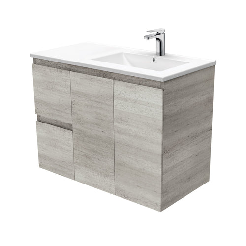 Dolce Edge Industrial Offset Vanity