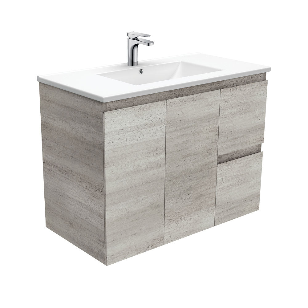 Dolce Edge Industrial Wall-Hung Vanity
