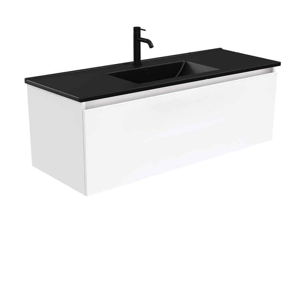 Dolce Matte Black Manu Wall-Hung Vanity