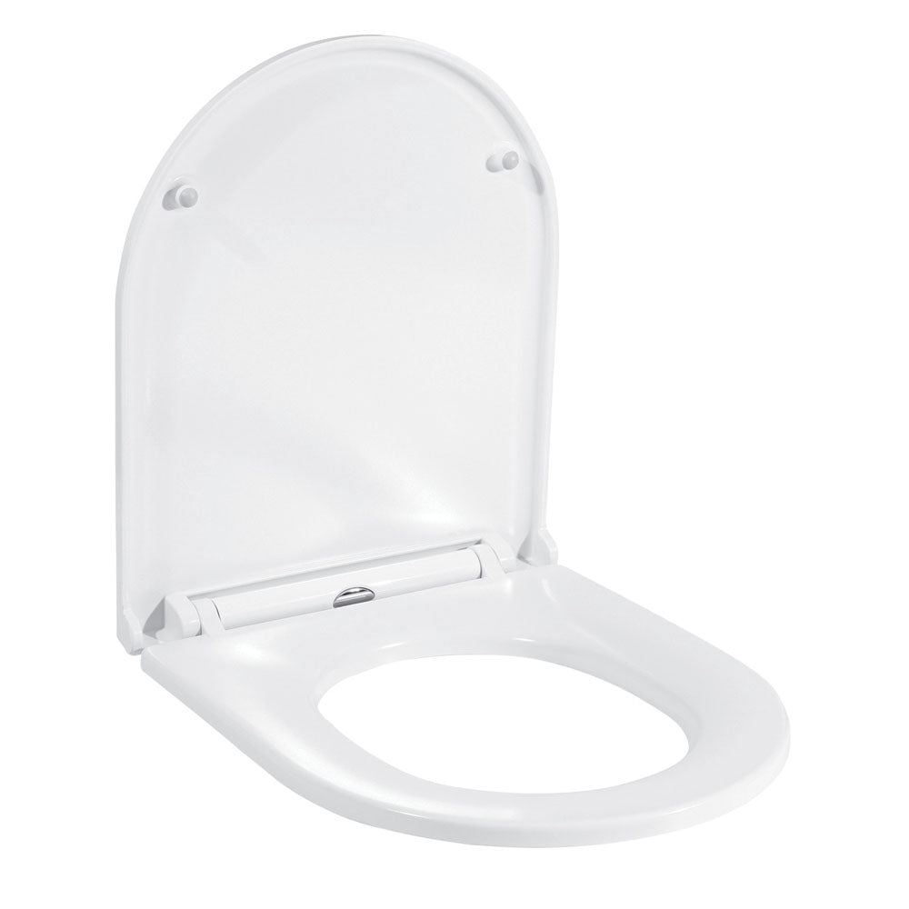 Slim Toilet Seat, Gloss White