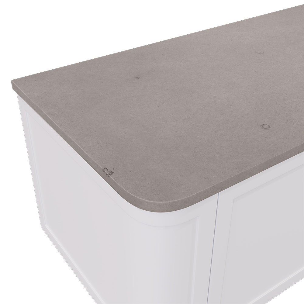 Urban Crete Silica Free Stone Top Curved Full Depth