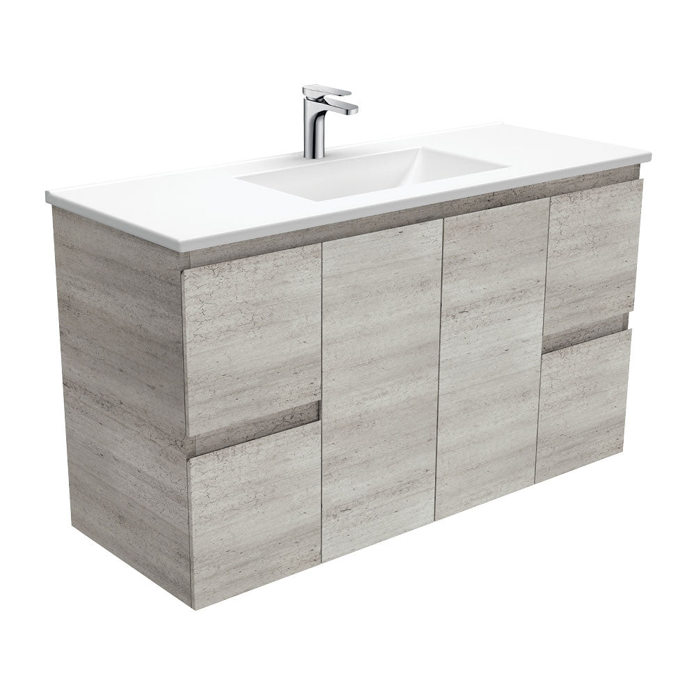 Vanessa Edge Industrial Wall-Hung Vanity