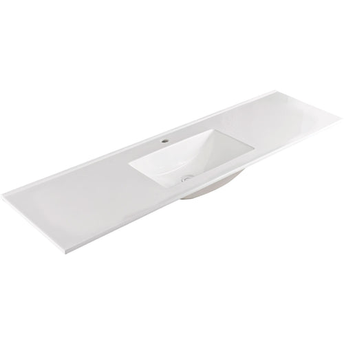 Vanessa Full Depth Single Bowl Poly-Marble Basin Top 1800
