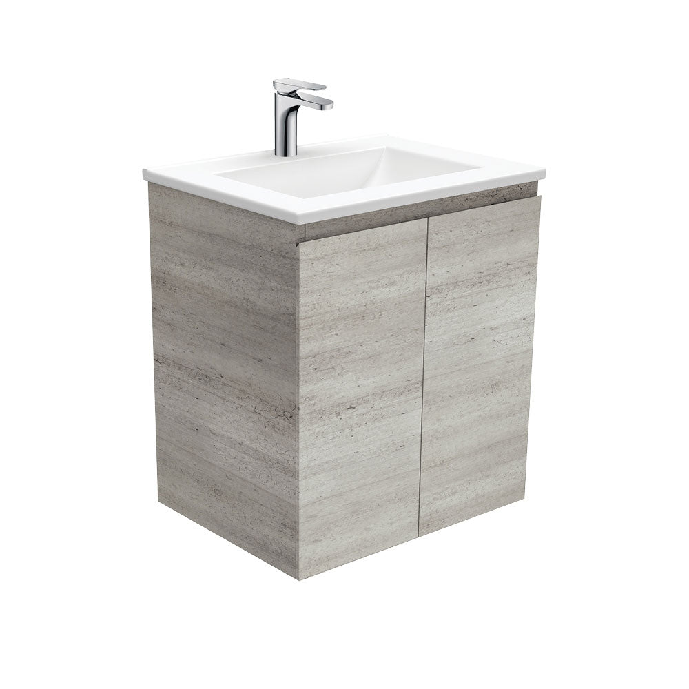 Vanessa Edge Industrial 600 Wall-Hung Vanity