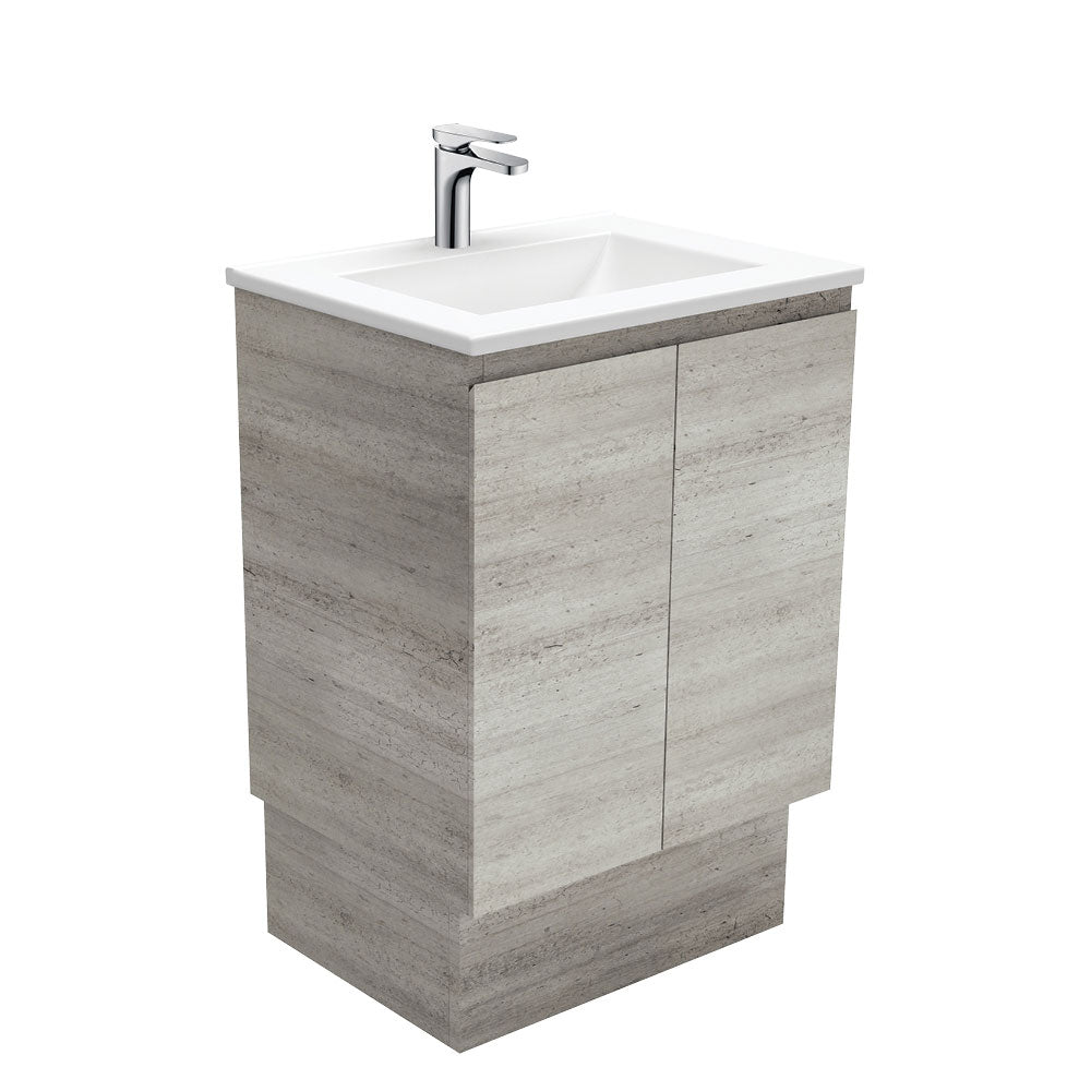 Vanessa Edge Industrial 600 Vanity On Kickboard