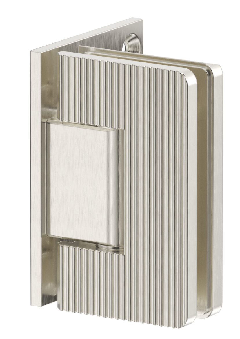 Shower Screen Hinge - Fluted - Glass To Wall - Neche Interiors