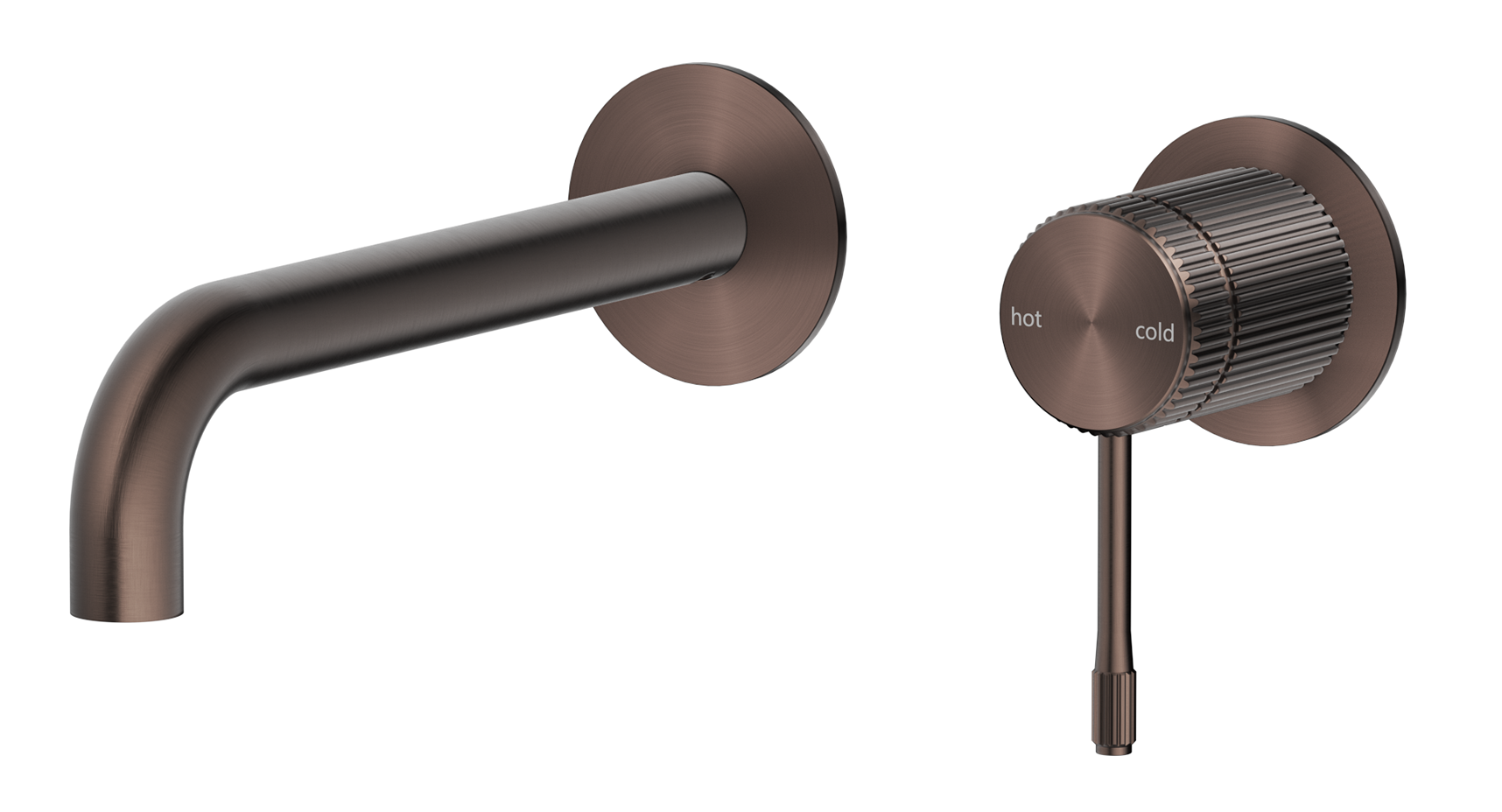 Mica Fluted Wall-Spout Combo - Neche Interiors