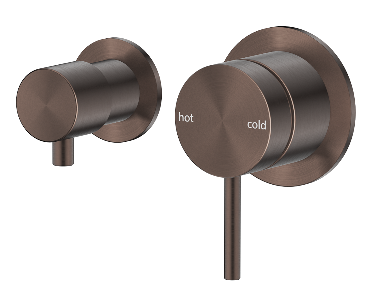 Mica Shower Mixer Diverter - Sideways - TRIM KIT ONLY - Neche Interiors