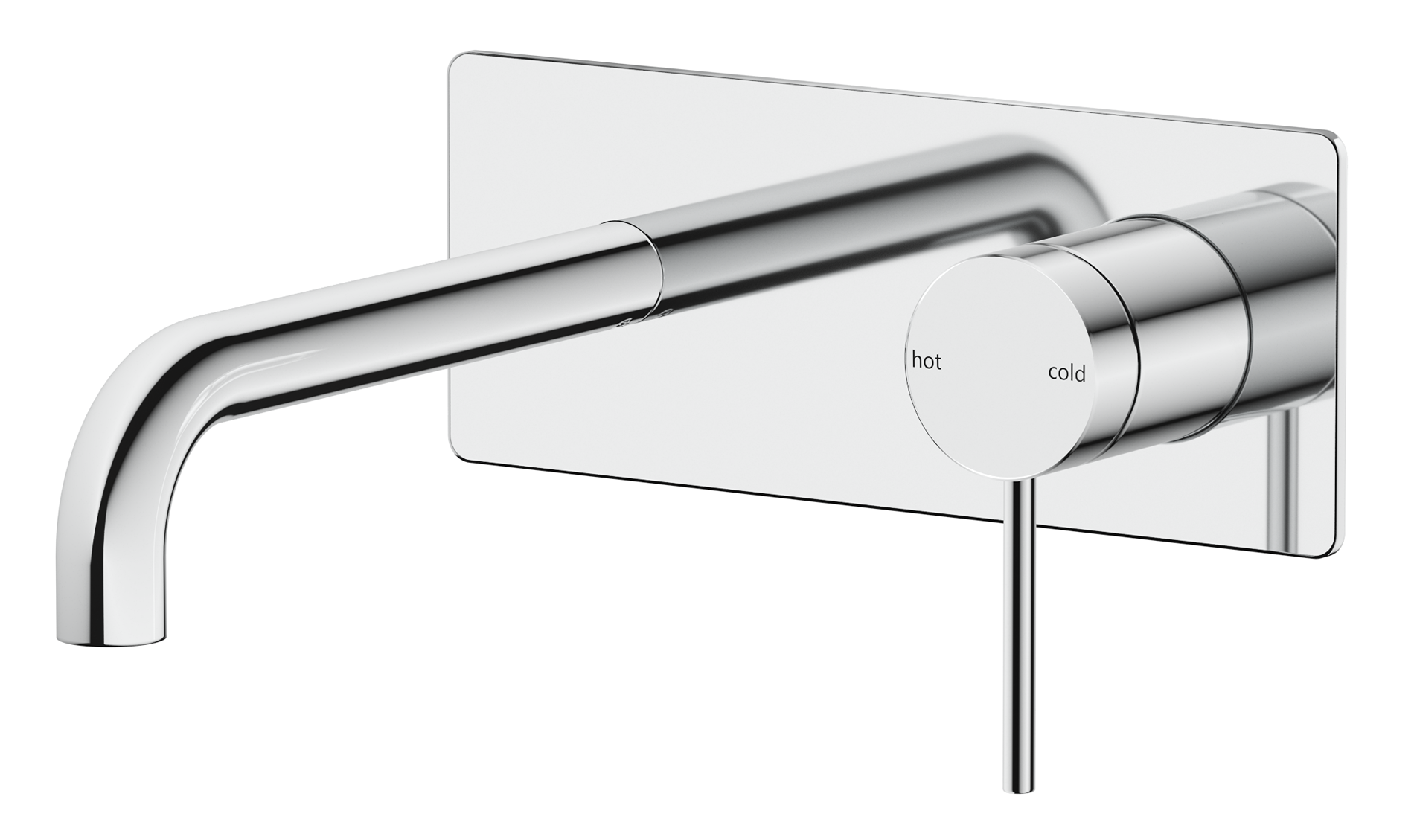 Mica Wall-Spout Combo - Curved Spout - 1P - TRIM KIT ONLY - Neche Interiors