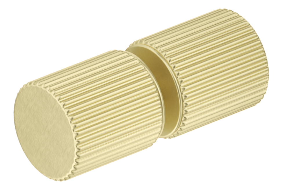 Shower Screen Handle - Fluted - Round - Neche Interiors