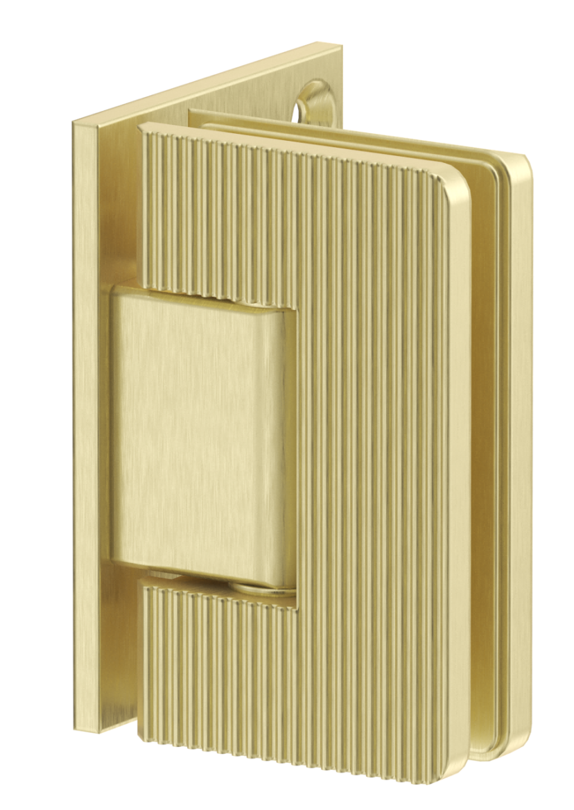 Shower Screen Hinge - Fluted - Glass To Wall - Neche Interiors