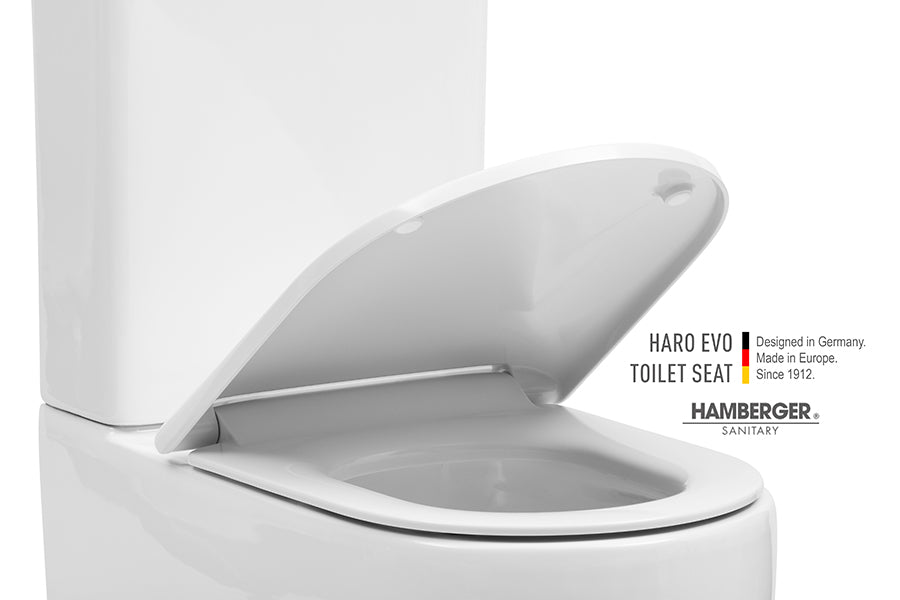 Caval Ezi Height back to wall toilet suite