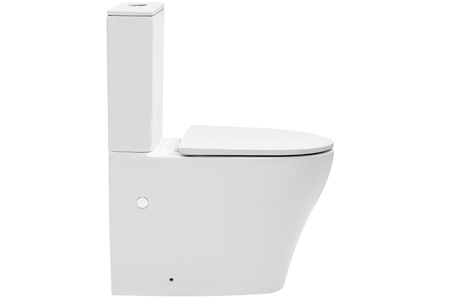Caval Ezi Height back to wall toilet suite