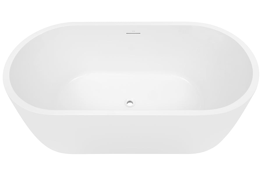 Decina Elisi 1700 Freestanding Bath with Integrated Overflow