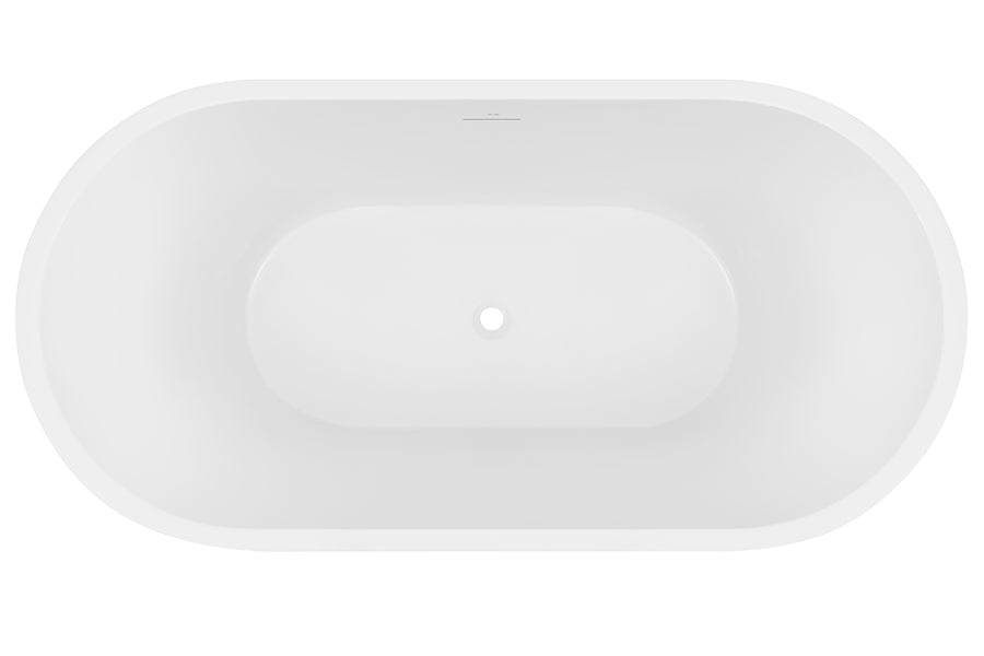 Decina Elisi 1700 Freestanding Bath with Integrated Overflow