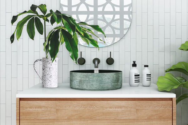 Decina Florencia Counter Top Basin Scratch Black/Matte Black