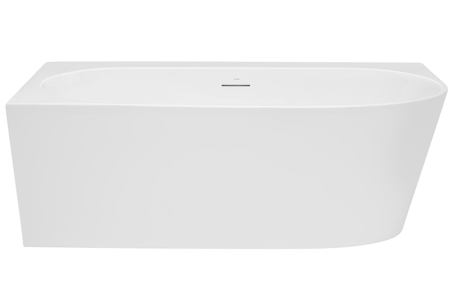 natalia back-to-corner freestanding bath