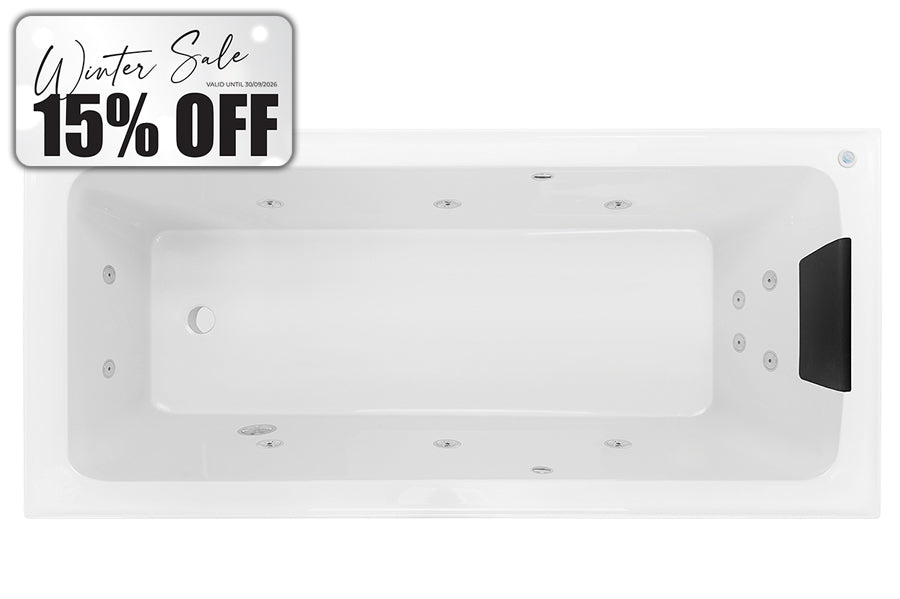 Decina Shenseki 1395/1515 Contour 12-Jet Spa Bath