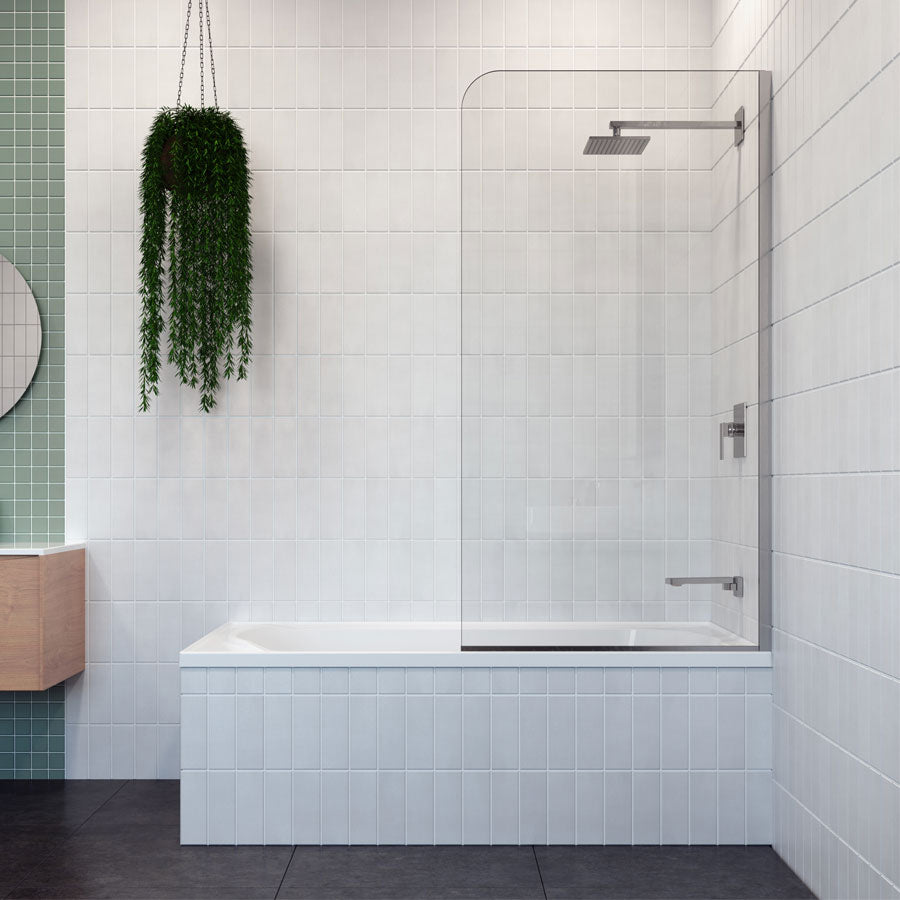 Decina Cascade Pivot Panel Bath Shower Screen