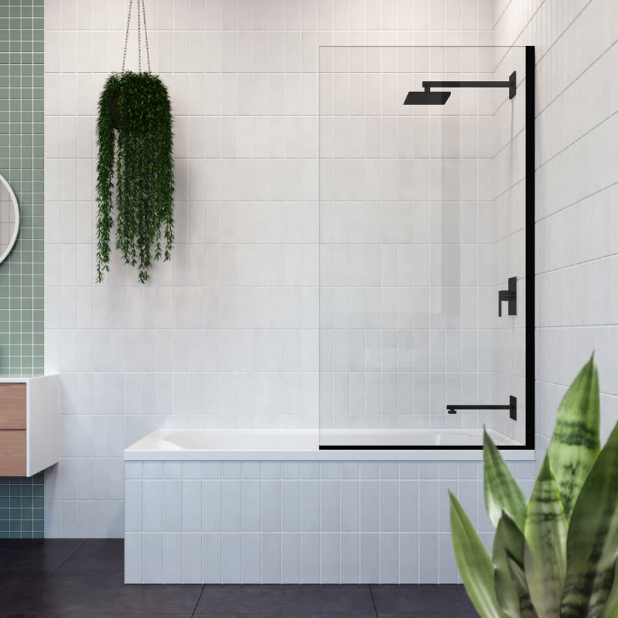 Decina Fitzroy Pivot Panel Bath Shower Screen