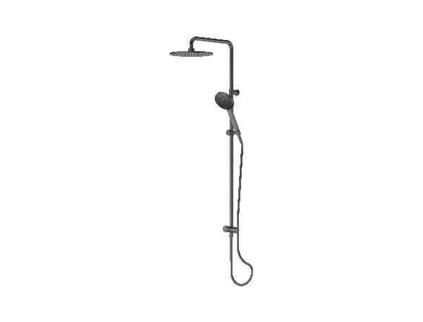 Lavish Brass Twin Rail Shower