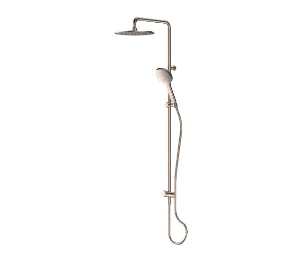 Lavish Brass Twin Rail Shower