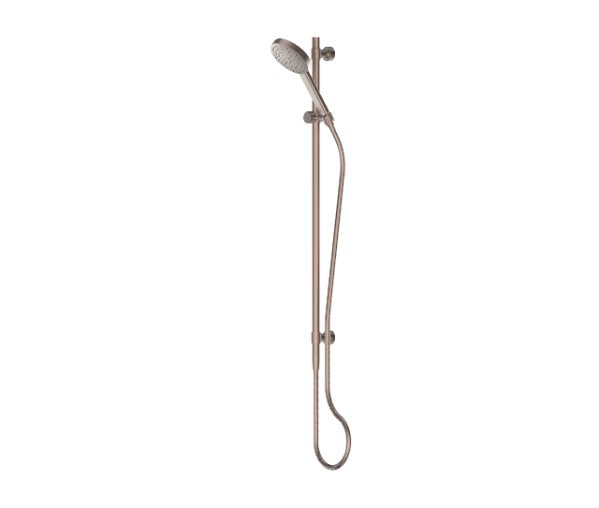 Lavish Brass Rail Shower