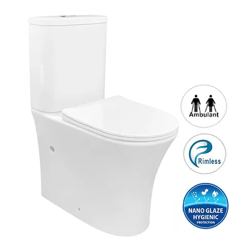 Newport Rimless Back To Wall Toilet Suite - Neche Interiors