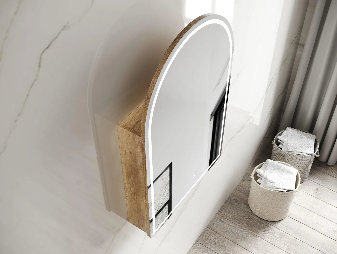 Archie LED Shaving Cabinet - Neche Interiors