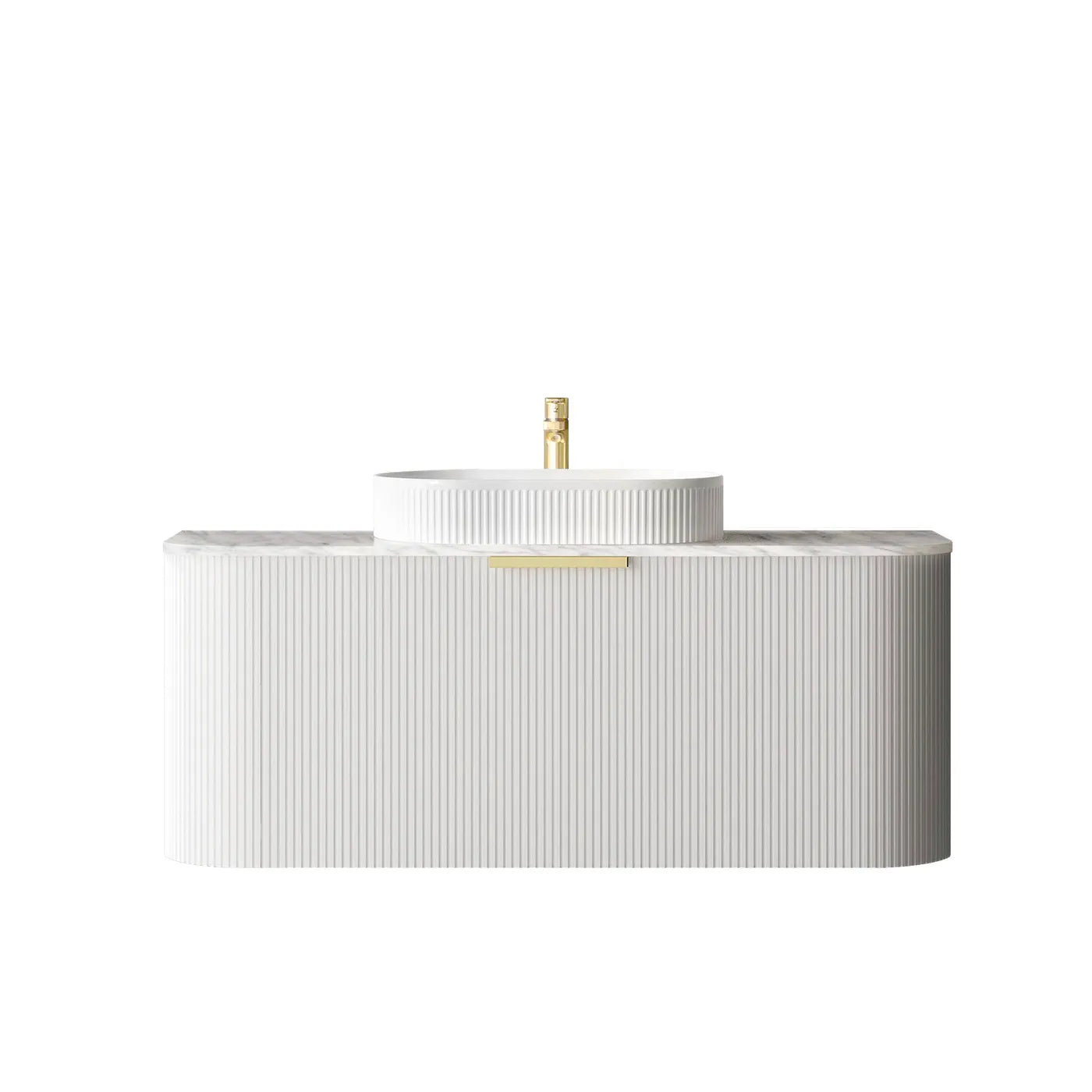 The Bondi Collection - Fluted Satin White - Neche Interiors