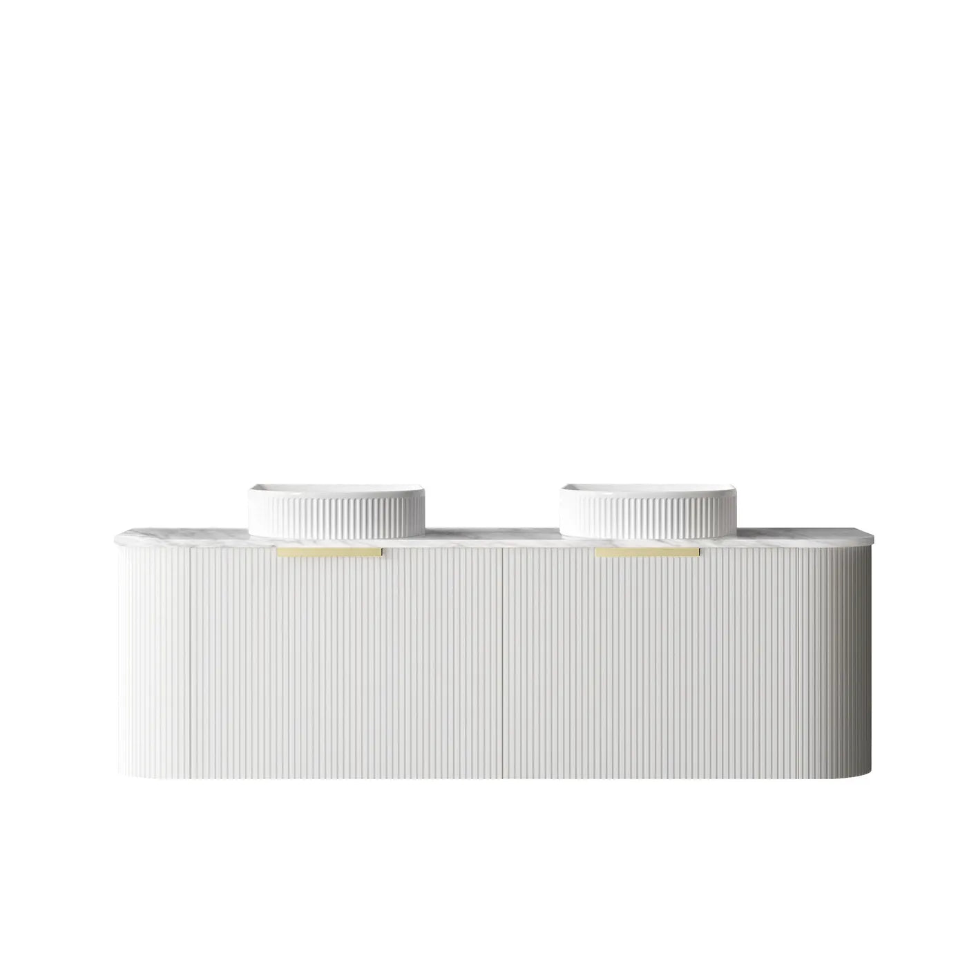 The Bondi Collection - Fluted Satin White - Neche Interiors