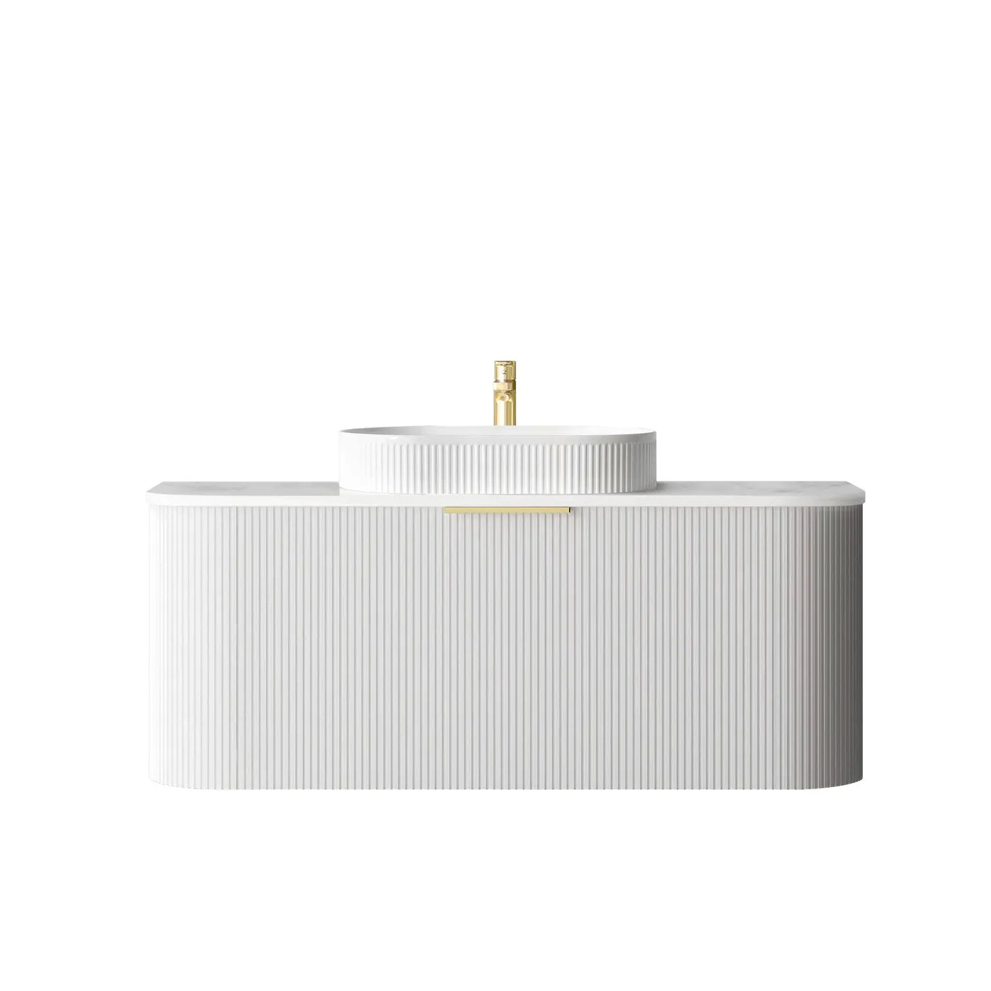 The Bondi Collection - Fluted Satin White - Neche Interiors