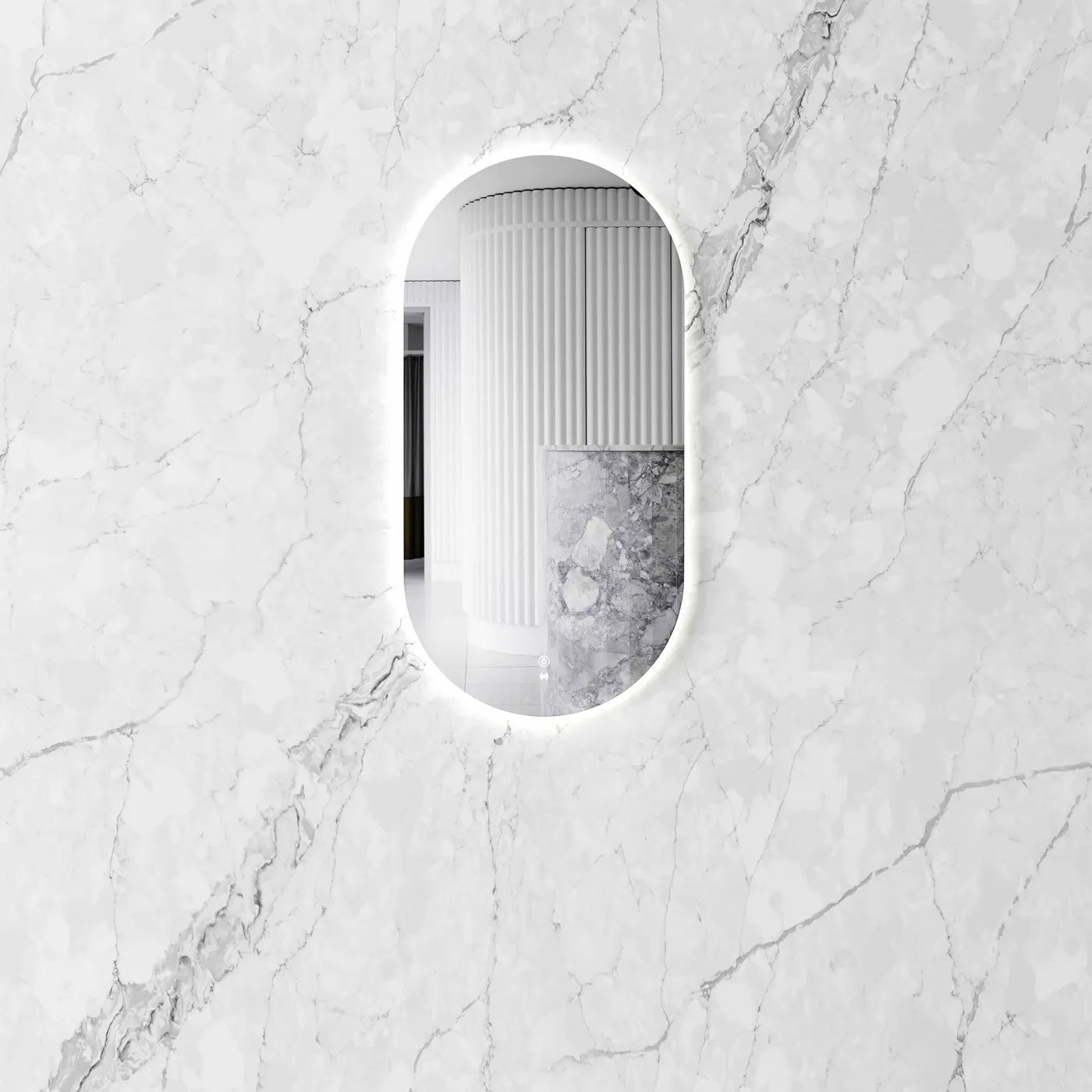 Noosa LED Frameless Mirror - Neche Interiors