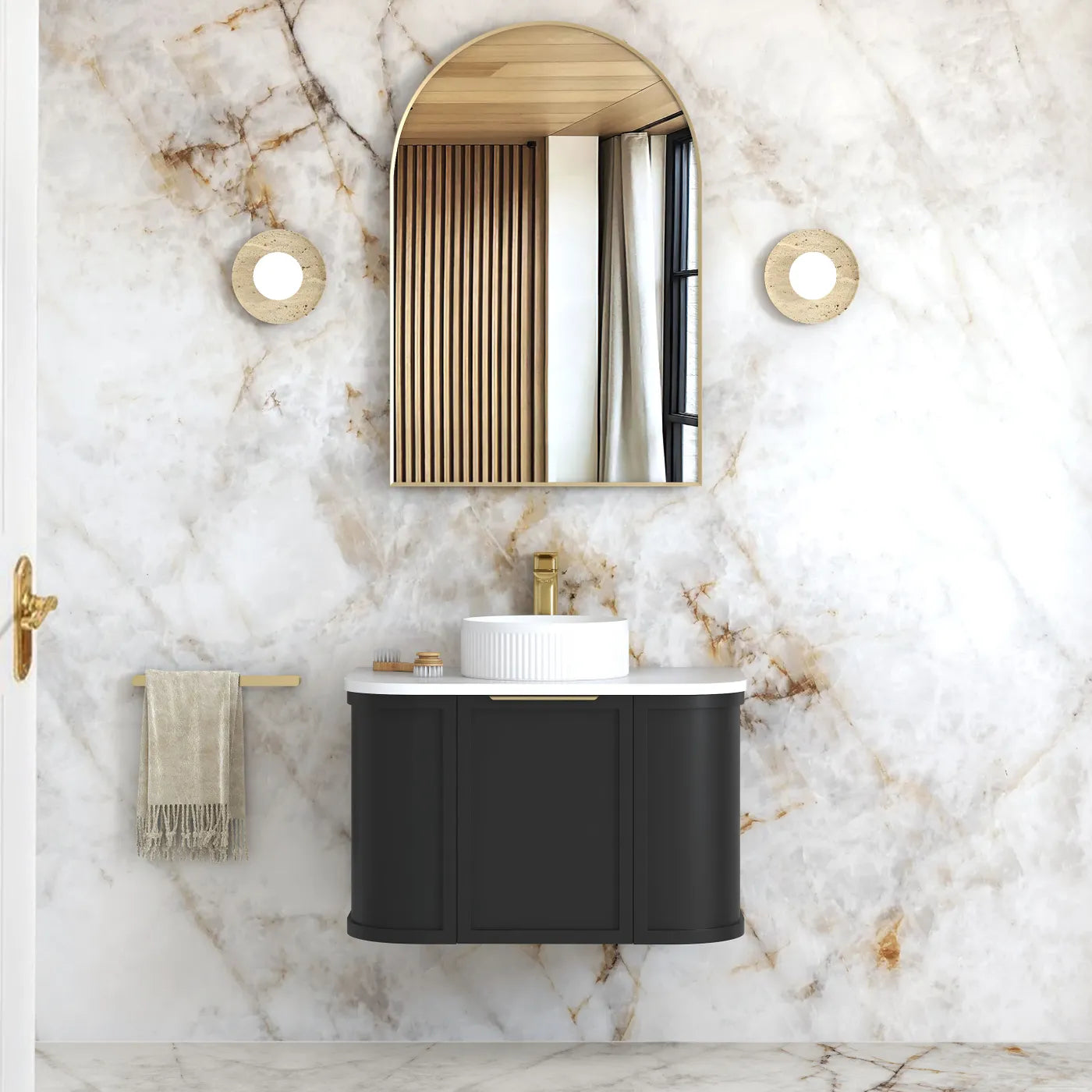 The Hampshire Collection - Satin Black - Neche Interiors