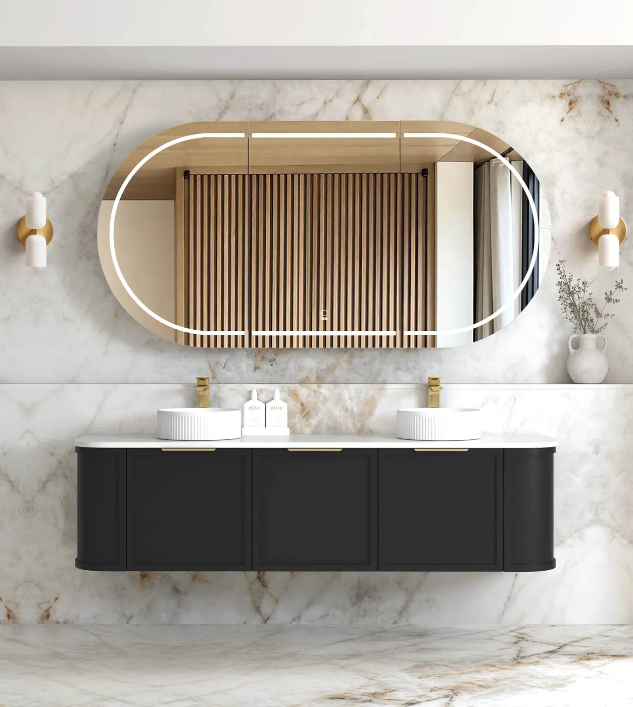 The Hampshire Collection - Satin Black - Neche Interiors