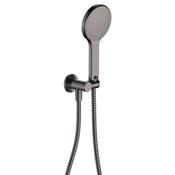 Kaya Hand Shower Round Plate Gun Metal