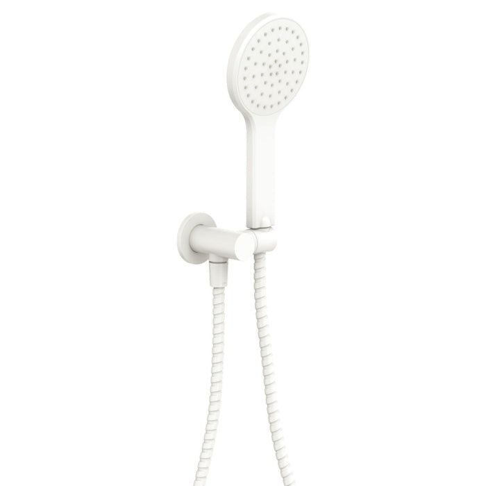 Kaya Hand Shower Round Plate Matte White