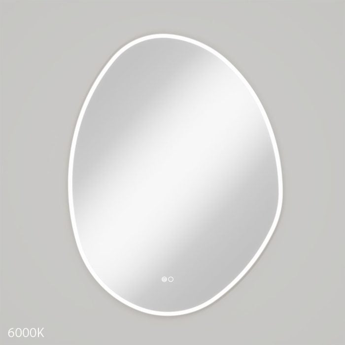Pebble Asymmetrical LED Mirror 700 x 920mm