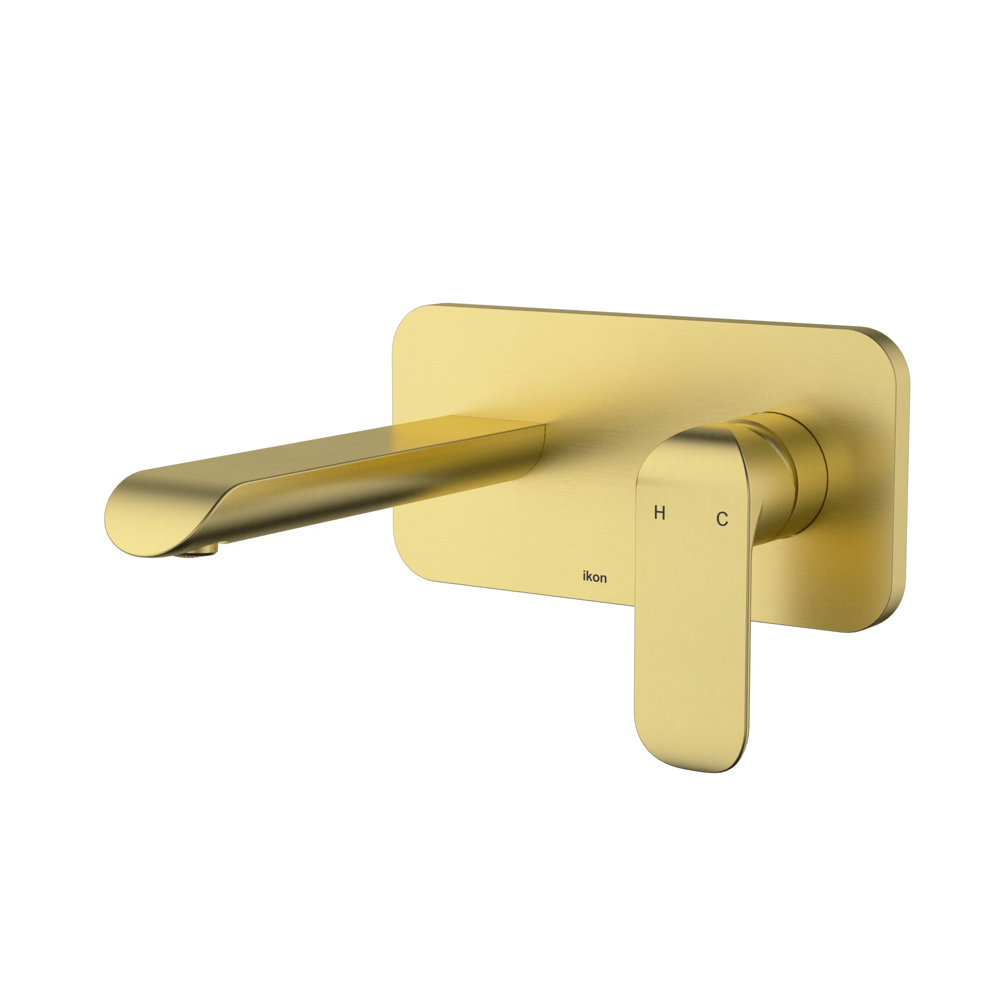 Kara Wall Basin Mixer Lead Free - Brushed Gold