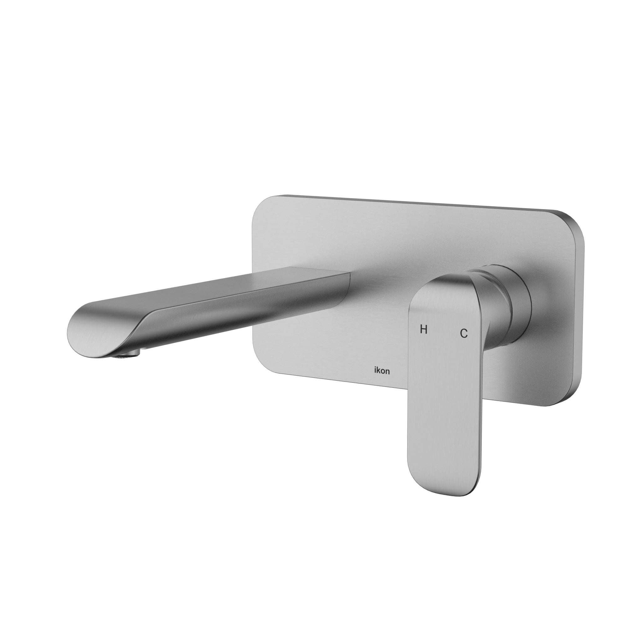 Kara Wall Basin Mixer In Lead Free - Brushed Nickel