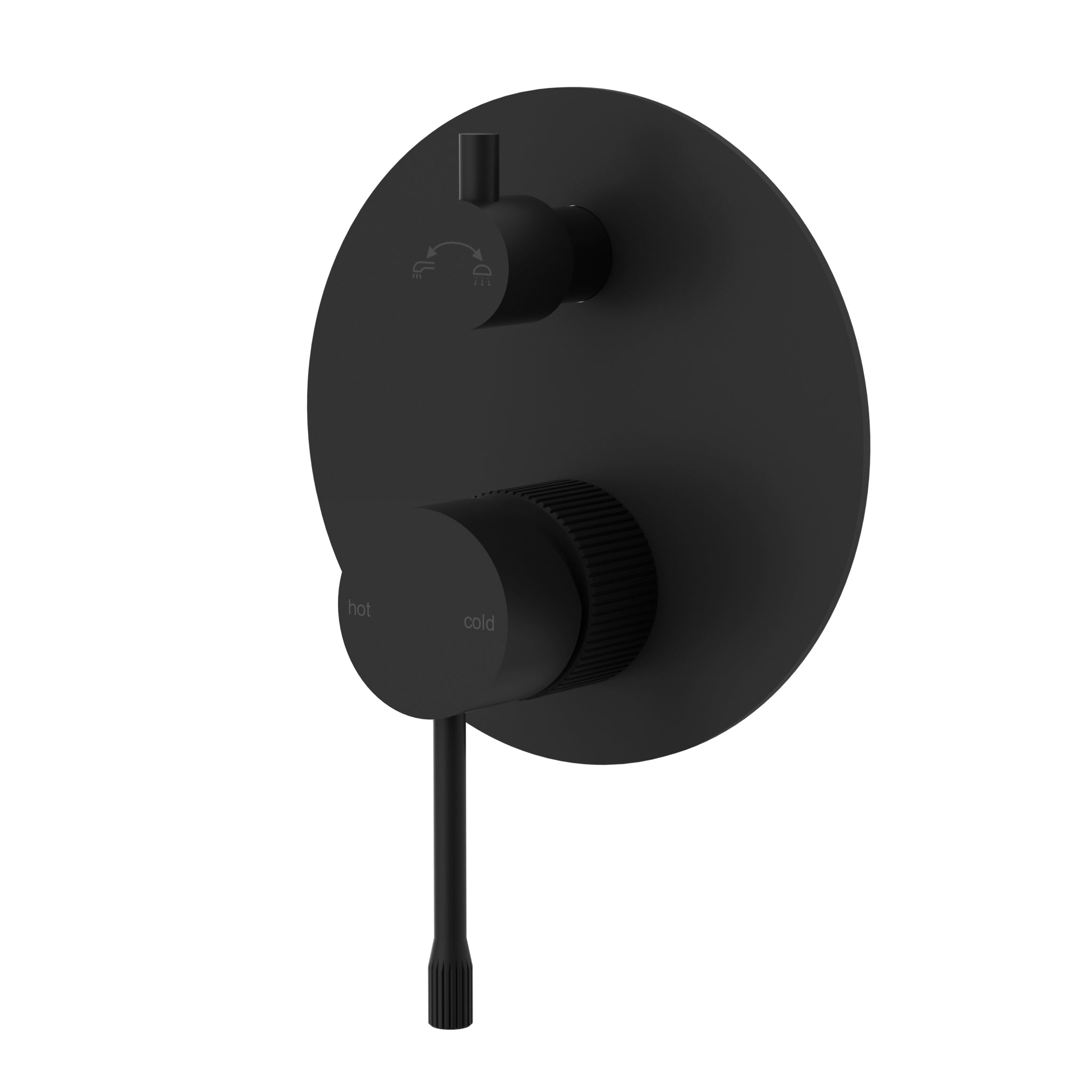 Linie Wall Mixer Diverter Trim Kit - Matt Black