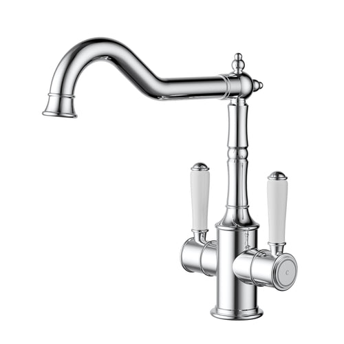 Clasico Sink Mixer Twin Handle / Ceramic Handle
